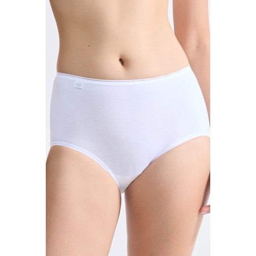 Sloggi 24/7 Cotton Midi białe figi wysokie 10167187, Kolor biały, Rozmiar 42, Sloggi ze sklepu Intymna w kategorii Majtki damskie - zdjęcie 184150811