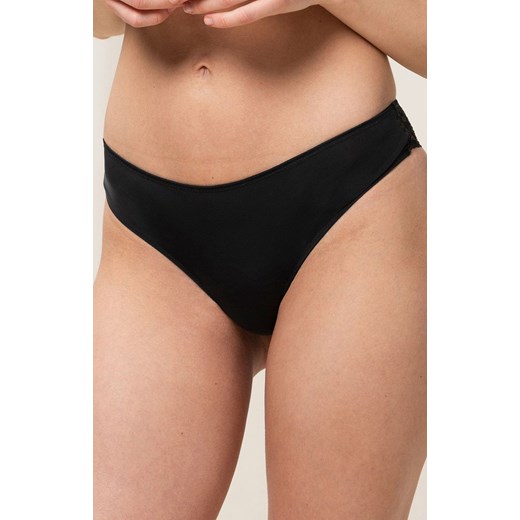 Triumph stringi typu brazyliany czarne 2-pack Lovely Micro 10218673, Kolor czarny, Rozmiar M, Triumph ze sklepu Intymna w kategorii Majtki damskie - zdjęcie 184150864