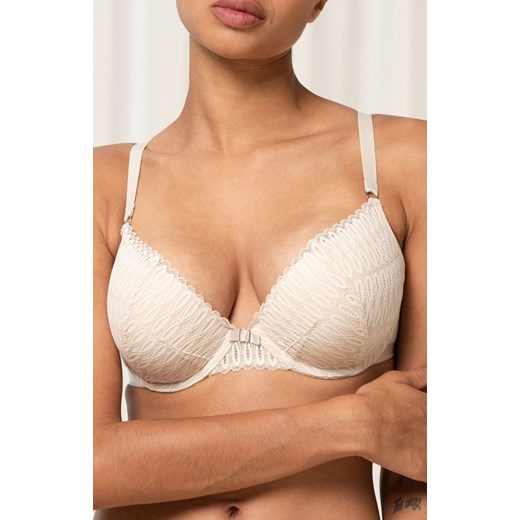 Triumph Aura Spotlight biustonosz push-up WHU 10207982, Kolor kremowy, Rozmiar 70A, Triumph ze sklepu Intymna w kategorii Biustonosze - zdjęcie 184151192