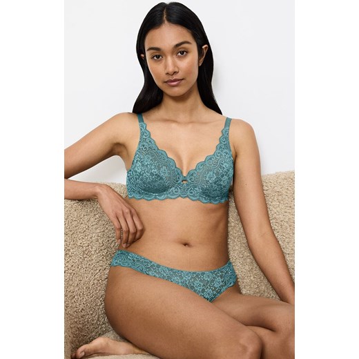 Triumph biustonosz miękki soft Amourette 10209574-1597, Kolor turkusowy, Rozmiar 90F, Triumph ze sklepu Intymna w kategorii Biustonosze - zdjęcie 184151272