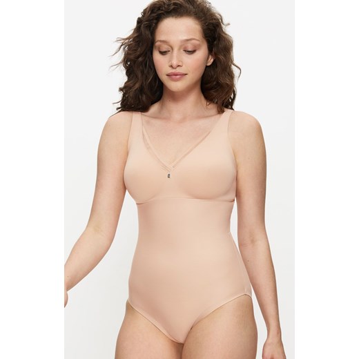 Triumph modelujące body z miseczkami minimizer True Shape Sensation BS 10210630, Kolor cielisty, Rozmiar 75C, Triumph ze sklepu Intymna w kategorii Body damskie - zdjęcie 184151372