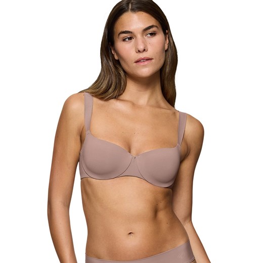 Triumph biustonosz balconette Body Make-Up Illusion 10217849-00ZE, Kolor kakao, Rozmiar 80B, Triumph ze sklepu Intymna w kategorii Biustonosze - zdjęcie 184152134