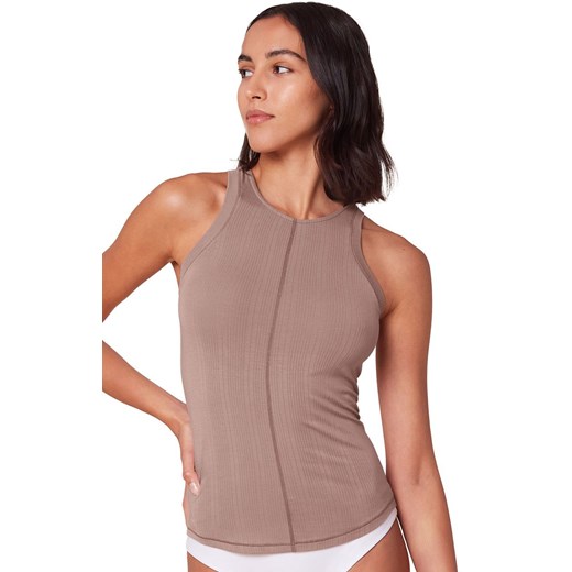 Triumph top damski Beauty Layers 10218384-00ZE, Kolor kakao, Rozmiar L, Triumph ze sklepu Intymna w kategorii Podkoszulki i halki - zdjęcie 184152250