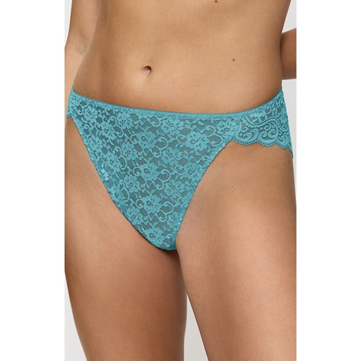 Triumph figi damskie Amourette Highleg Tai 10219109-1597, Kolor turkusowy, Rozmiar 40, Triumph ze sklepu Intymna w kategorii Majtki damskie - zdjęcie 184152270