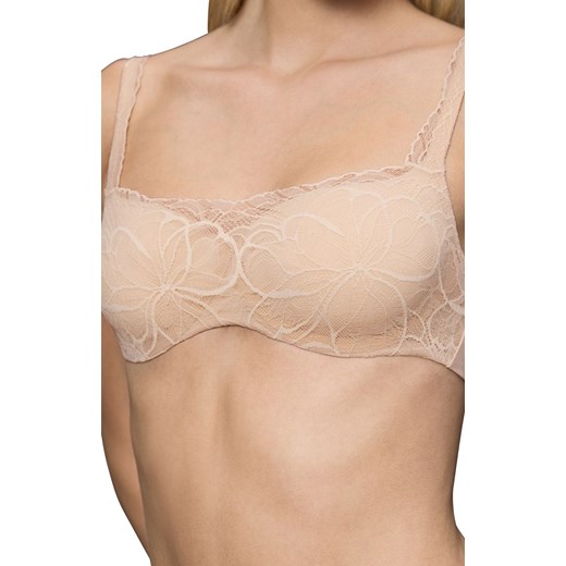 Triumph biustonosz usztywniany balconette Body Make-Up Illusion Lace 10219845-00NZ, Kolor beżowy, Rozmiar 75B, Triumph ze sklepu Intymna w kategorii Biustonosze - zdjęcie 184152423