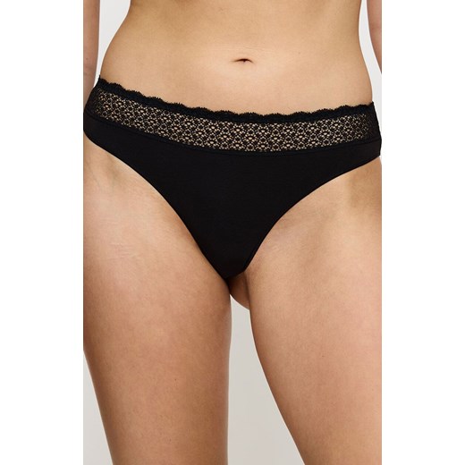 Triumph 2-pack stringi Feel of Modal 10223726-0004, Kolor czarny, Rozmiar L, Triumph ze sklepu Intymna w kategorii Majtki damskie - zdjęcie 184152833