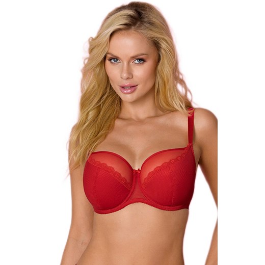 Biustonosz półusztywniany semi-soft czerwony max VENA VB-323, Kolor czerwony, Rozmiar 75I, Vena ze sklepu Intymna w kategorii Biustonosze - zdjęcie 184153601