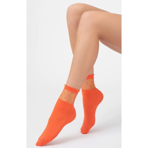 Bibbi cienkie skarpetki damskie w kropki, Kolor nero (czarny), Rozmiar uniwersalny, Veneziana ze sklepu Intymna w kategorii Skarpetki damskie - zdjęcie 184153711