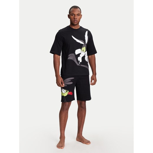 United Colors Of Benetton Piżama 30964P02V Czarny Regular Fit ze sklepu MODIVO w kategorii Piżamy męskie - zdjęcie 184155391