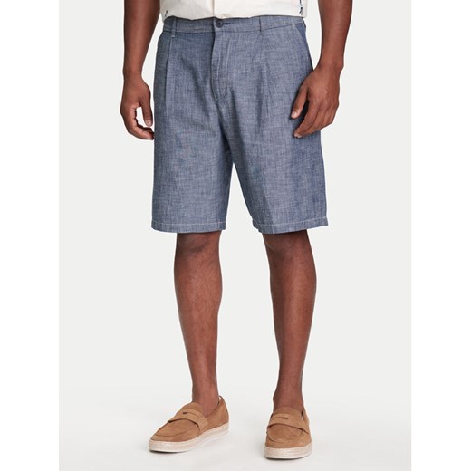 United Colors Of Benetton Szorty materiałowe 4XGBU9015 Niebieski Regular Fit ze sklepu MODIVO w kategorii Spodenki męskie - zdjęcie 184155392