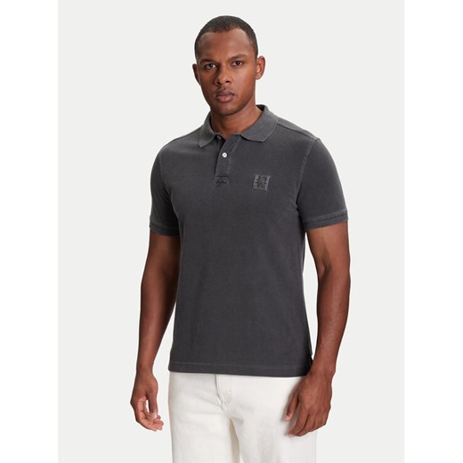 United Colors Of Benetton Polo 3089U302D Szary Regular Fit ze sklepu MODIVO w kategorii T-shirty męskie - zdjęcie 184155424