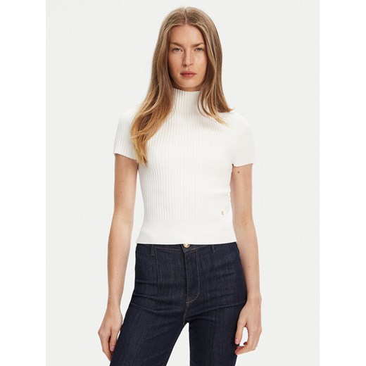 Guess Sweter W5YR04 Z0040 Biały Regular Fit ze sklepu MODIVO w kategorii Swetry damskie - zdjęcie 184155430