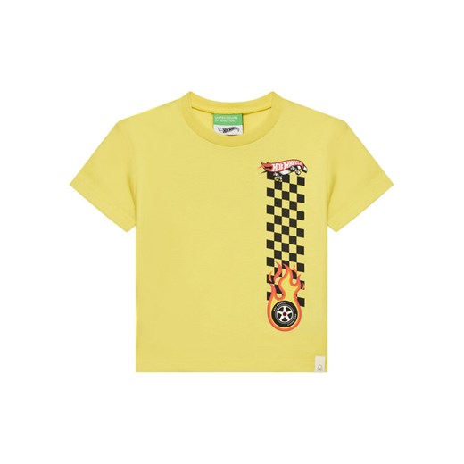 United Colors Of Benetton T-Shirt 3I1XG10I3 Zielony Regular Fit ze sklepu MODIVO w kategorii T-shirty chłopięce - zdjęcie 184155480