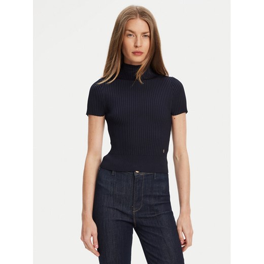 Guess Sweter W5YR04 Z0040 Granatowy Regular Fit ze sklepu MODIVO w kategorii Swetry damskie - zdjęcie 184155511