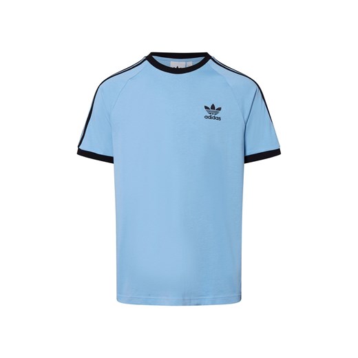 adidas Originals Koszulka męska Mężczyźni Bawełna jasnoniebieski jednolity ze sklepu vangraaf w kategorii T-shirty męskie - zdjęcie 184156342