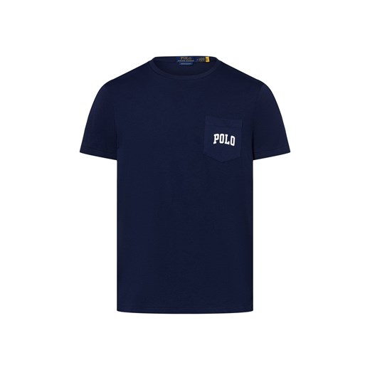 Polo Ralph Lauren Koszulka męska Mężczyźni Bawełna granatowy nadruk ze sklepu vangraaf w kategorii T-shirty męskie - zdjęcie 184156371