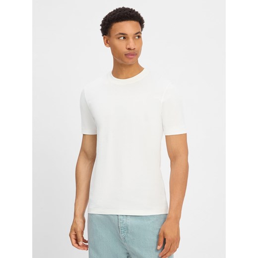 Drykorn Koszulka męska - Raphael Mężczyźni Bawełna écru jednolity ze sklepu vangraaf w kategorii T-shirty męskie - zdjęcie 184156430