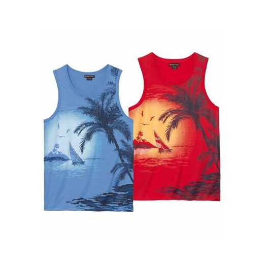 Zestaw 2 podkoszulków Sunset ze sklepu Atlas For Men w kategorii T-shirty męskie - zdjęcie 184156533