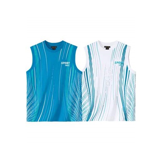 Zestaw 2 sportowych podkoszulek ze sklepu Atlas For Men w kategorii T-shirty męskie - zdjęcie 184156534