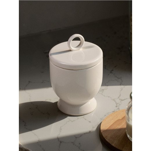 Sinsay - Ceramiczny pojemnik do przechowywania - biały ze sklepu Sinsay w kategorii Dom - zdjęcie 184157991