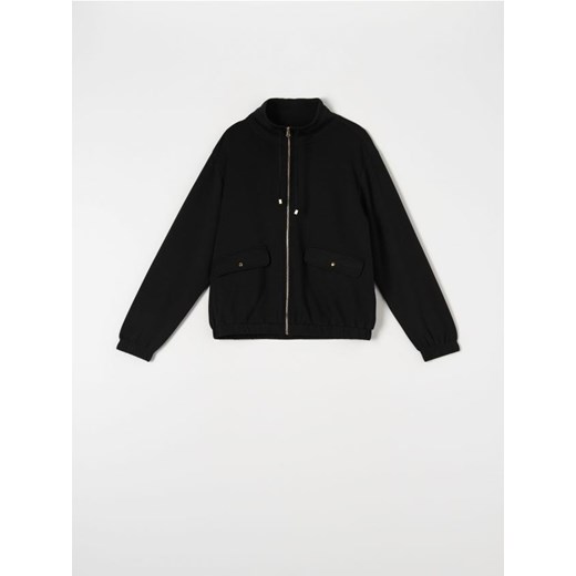 Sinsay - Bluza ze stójką - czarny ze sklepu Sinsay w kategorii Bluzy damskie - zdjęcie 184158031