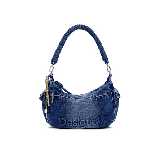 Desigual Torebka Half Logo Astana 25SAXD28 Niebieski ze sklepu MODIVO w kategorii Listonoszki - zdjęcie 184158431