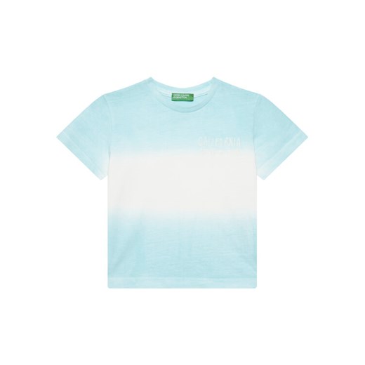 United Colors Of Benetton T-Shirt 3NPDG10J5 Niebieski Regular Fit ze sklepu MODIVO w kategorii T-shirty chłopięce - zdjęcie 184158432