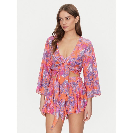 Guess Bluzka E5GH01 WH3X2 Kolorowy Regular Fit ze sklepu MODIVO w kategorii Bluzki damskie - zdjęcie 184158442