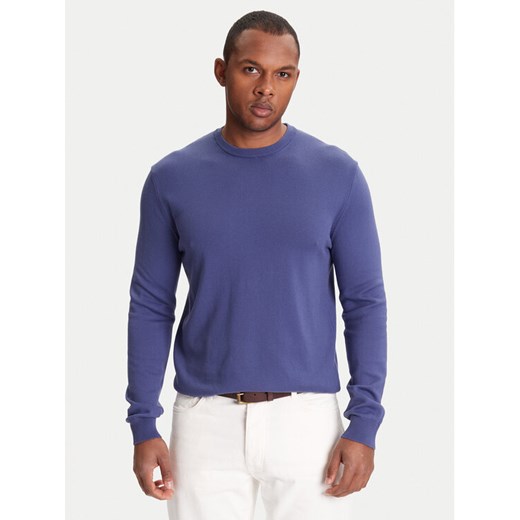 United Colors Of Benetton Sweter 1098U1I76 Granatowy Regular Fit ze sklepu MODIVO w kategorii Swetry męskie - zdjęcie 184158490