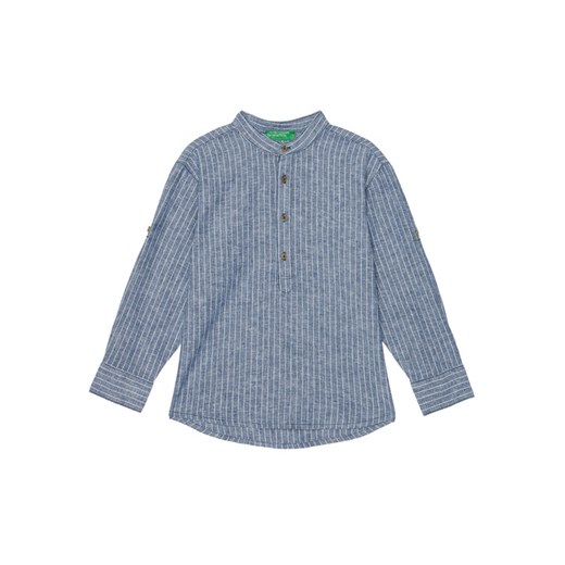 United Colors Of Benetton Koszula 52VMCQ03V Niebieski Regular Fit ze sklepu MODIVO w kategorii Koszule chłopięce - zdjęcie 184158541