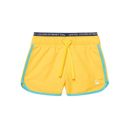 United Colors Of Benetton Szorty kąpielowe 5JD00X00R Żółty Regular Fit ze sklepu MODIVO w kategorii Kąpielówki chłopięce - zdjęcie 184158561