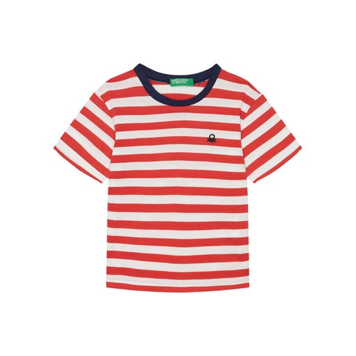 United Colors Of Benetton T-Shirt 3FHXG10HR Czerwony Regular Fit ze sklepu MODIVO w kategorii T-shirty chłopięce - zdjęcie 184158581