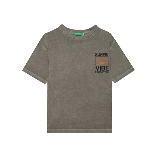 United Colors Of Benetton T-Shirt 3PCMC10N7 Szary Regular Fit ze sklepu MODIVO w kategorii T-shirty chłopięce - zdjęcie 184158593