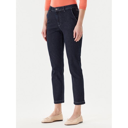 United Colors Of Benetton Jeansy 4NF1DF02U Granatowy Slim Fit ze sklepu MODIVO w kategorii Jeansy damskie - zdjęcie 184158611