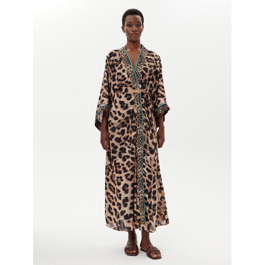 LOLA CASADEMUNT Kimono LS2516045 Brązowy Relaxed Fit Lola Casademunt S MODIVO