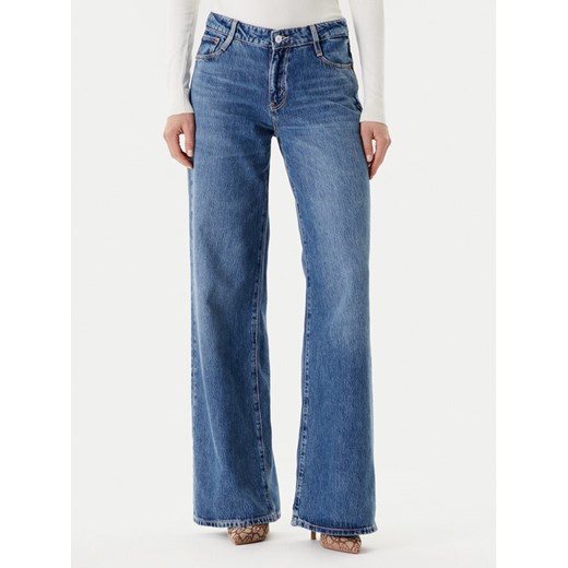 Guess Jeansy W5YA96 D5QKB Granatowy Regular Fit ze sklepu MODIVO w kategorii Jeansy męskie - zdjęcie 184158632