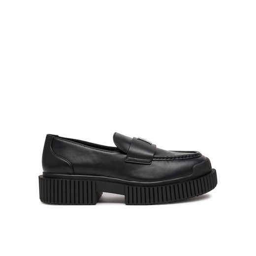 Armani Exchange Loafersy XDA006 XV874 00002 Czarny ze sklepu MODIVO w kategorii Lordsy damskie - zdjęcie 184158642