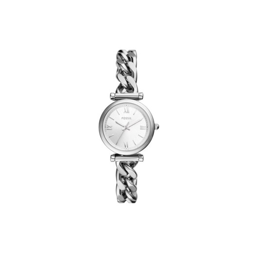 Fossil Zegarek Carlie ES5331 Srebrny ze sklepu MODIVO w kategorii Zegarki - zdjęcie 184158671