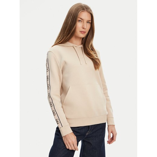 Guess Bluza V4YQ11 KB3P2 Beżowy Regular Fit ze sklepu MODIVO w kategorii Bluzy damskie - zdjęcie 184158683