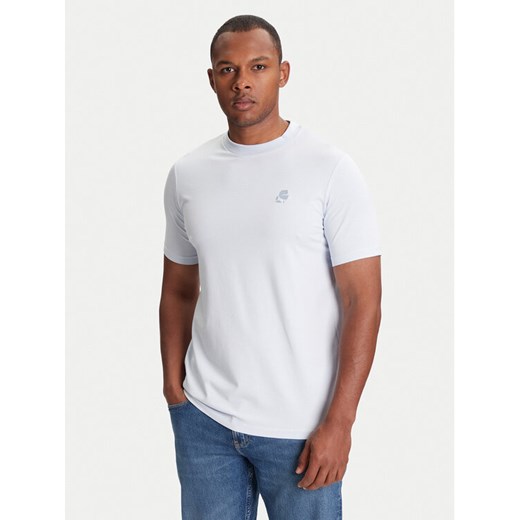 KARL LAGERFELD T-Shirt 755750 553221 Turkusowy Regular Fit ze sklepu MODIVO w kategorii T-shirty męskie - zdjęcie 184158684