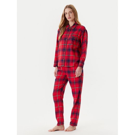 United Colors Of Benetton Piżama 43UL3P00O Czerwony Regular Fit ze sklepu MODIVO w kategorii Piżamy damskie - zdjęcie 184158700