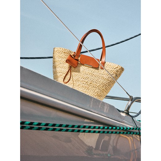 Mohito - Torebka koszyk - beżowy ze sklepu Mohito w kategorii Torby Shopper bag - zdjęcie 184161012