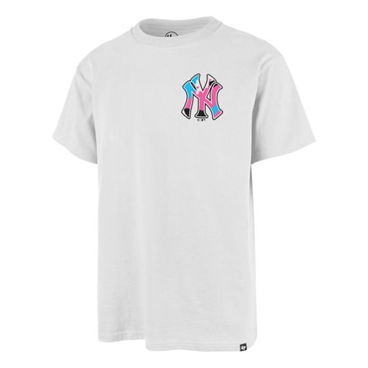 Koszulka męska New York Yankees Wash Echo 47 Brand ze sklepu SPORT-SHOP.pl w kategorii T-shirty męskie - zdjęcie 184162440