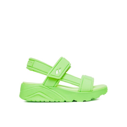 Sandały Skechers Uno Lite Sandal-Sunny Stand 310372L/LIME Zielony ze sklepu eobuwie.pl w kategorii Sandały dziecięce - zdjęcie 184162551