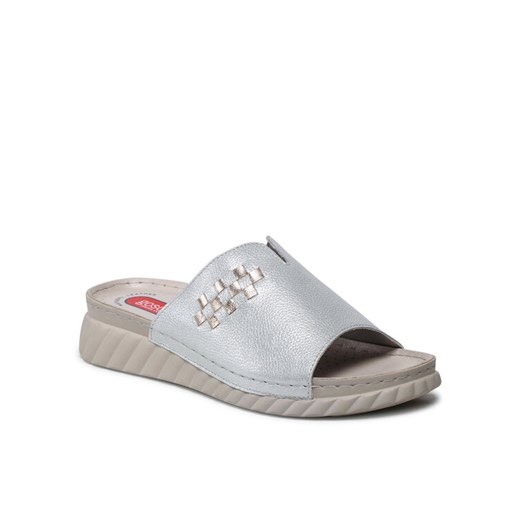 Klapki Go Soft EST-2299-02 Srebrny Go Soft 38 eobuwie.pl