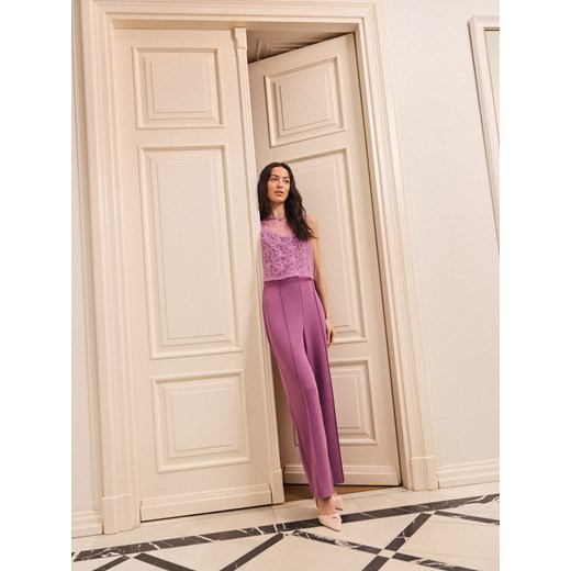 Mohito - Eleganckie spodnie - fioletowy ze sklepu Mohito w kategorii Spodnie damskie - zdjęcie 184163632