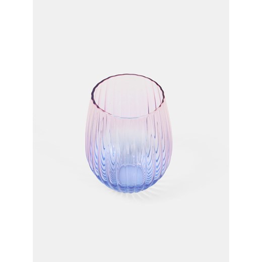 Sinsay - Szklanka z kolorowego szkła z efektem ombre - różowy Sinsay One Size Sinsay