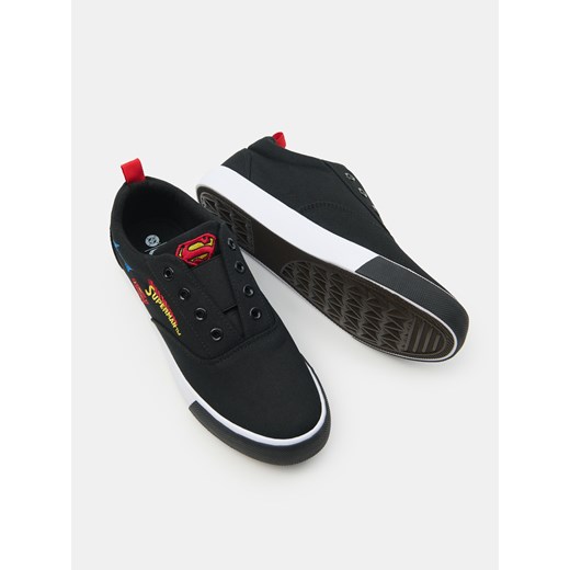 Sinsay - Trampki Superman - czarny Sinsay 38 Sinsay