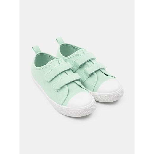 Sinsay - Trampki zapinane na rzepy - zielony Sinsay 32 Sinsay