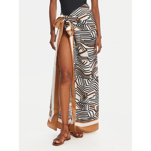 Chusta Max Mara Beachwear Ottico 2516541019 Beżowy ze sklepu eobuwie.pl w kategorii Szaliki i chusty damskie - zdjęcie 184164761